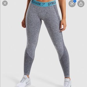 Gymshark flex leggings in dusky teal (XS)